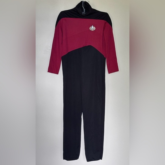 Star Trek The Next Generation Picard Starfleet Red Jumpsuit Costume• Size XS - Picture 1 of 6